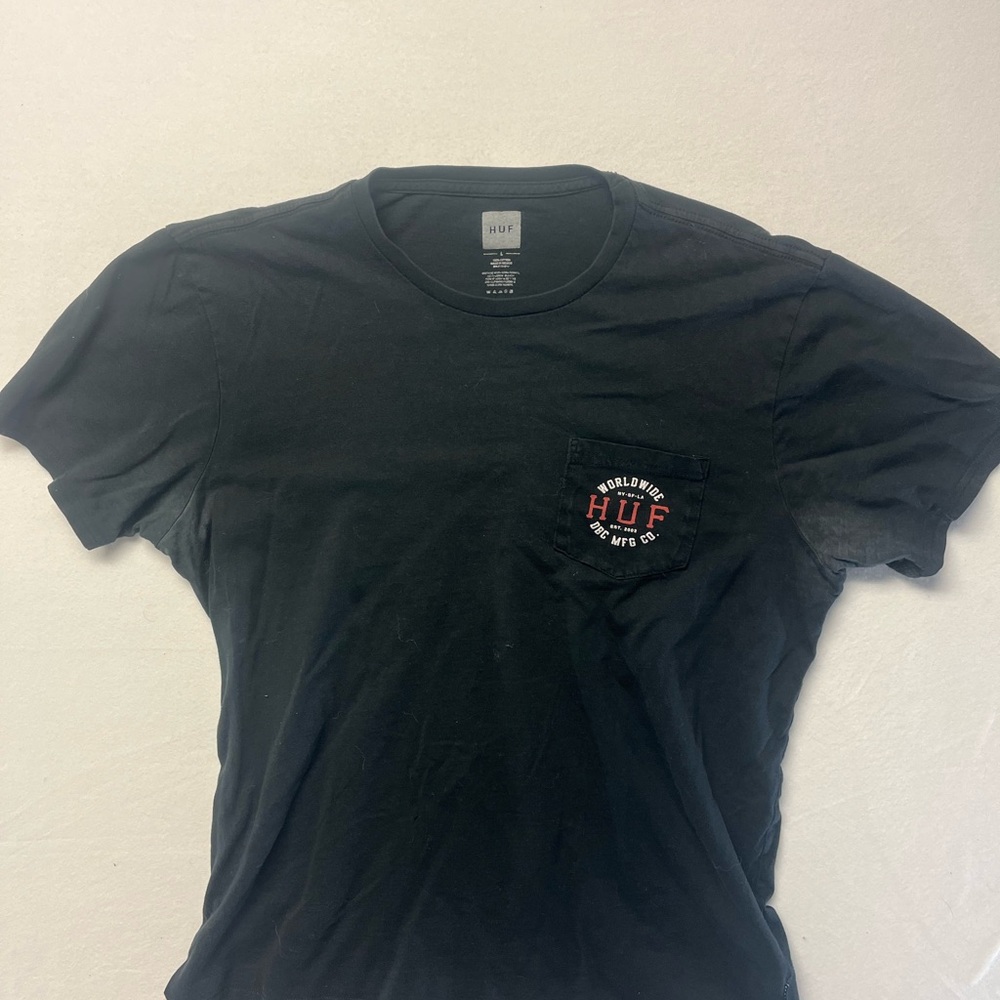 HUF Black Short Sleeve Tee